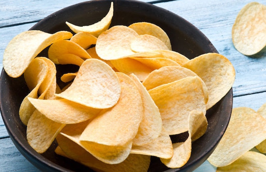 What snack food was legally barred from calling its product "chips"?